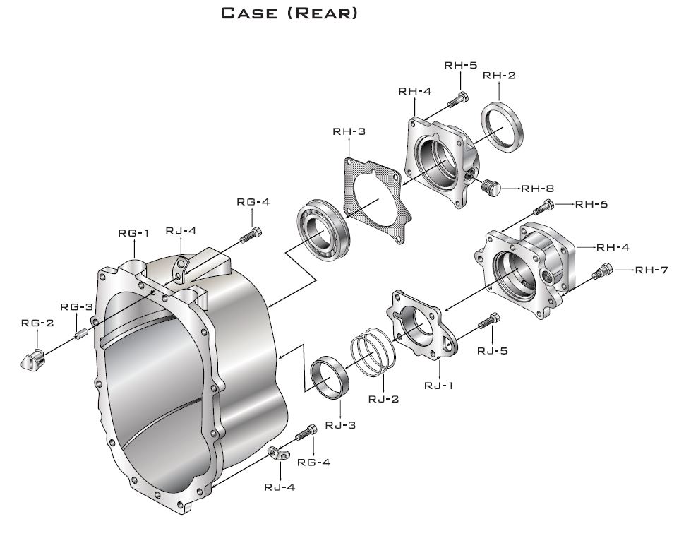 Case (Rear) - 10402-9-93-ES52-7A | Gearcentre Canada| Heavy Light